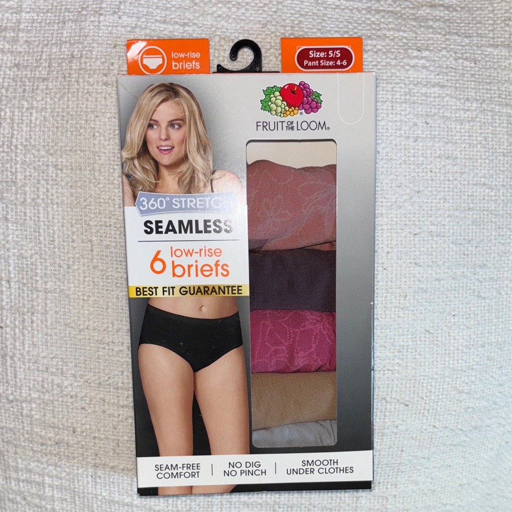 Fruit of the Loom Seamless Low Rise Briefs